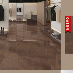 Porcelanato Marrón Vetas