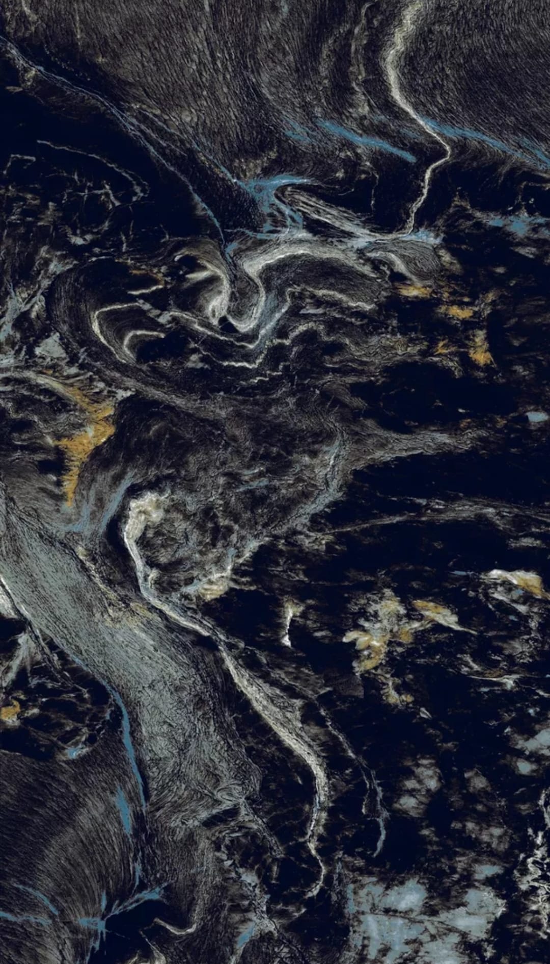 Porcelanato Negro Vetas Celeste - Imagen 7