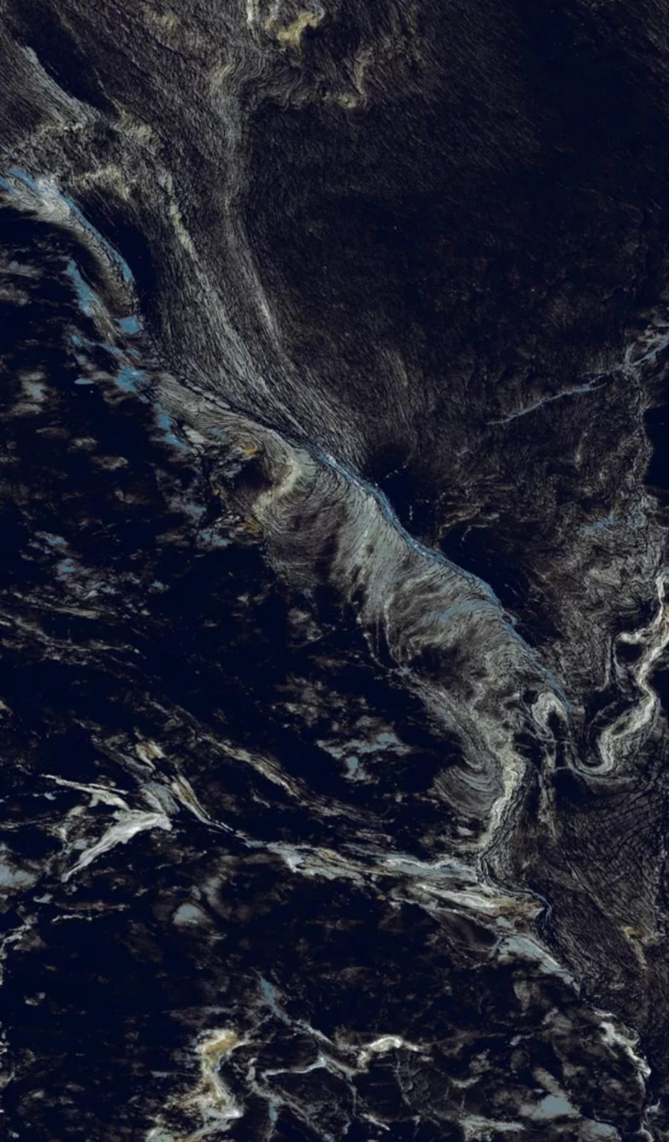 Porcelanato Negro Vetas Celeste - Imagen 6