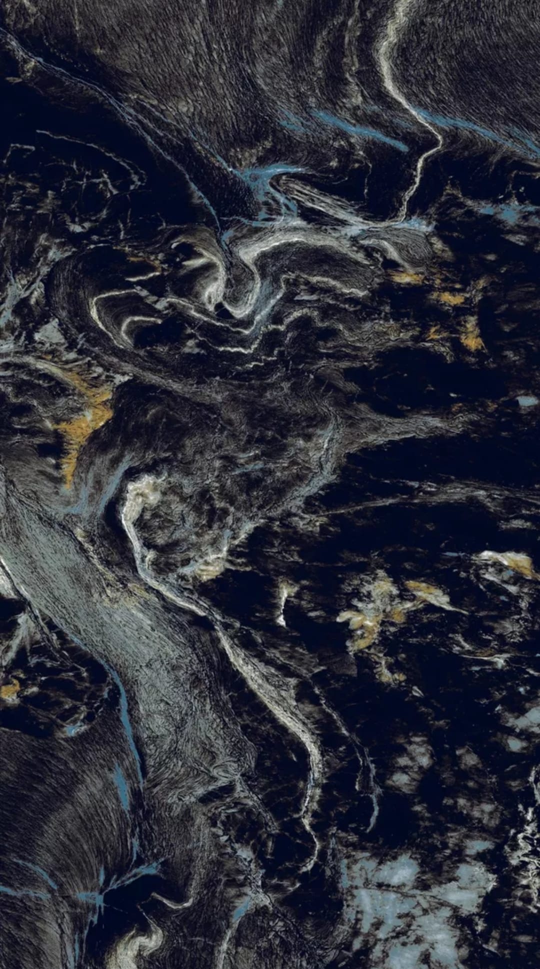 Porcelanato Negro Vetas Celeste - Imagen 4